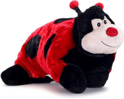 

Starwalk LADYBUG PLUSH CUSHION - 20 inch(Black, Red)