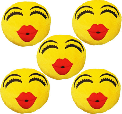 

Golddust VKI5x3 Smiley Emoticon Decorative Cushion - 15 inch(Multicolor)