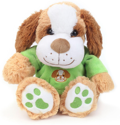 

Starwalk Brown Dog Green Wear Plush - 23 cm(Brown, Green)