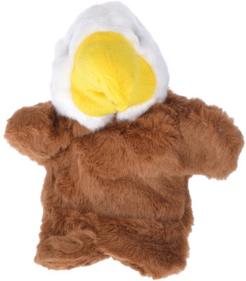 

Twisha Hand Puppets Eagle - 10 inch(White, Brown), Brown;white