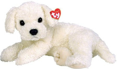 

ty Tidbit Laying Dog - 15 cm(White)