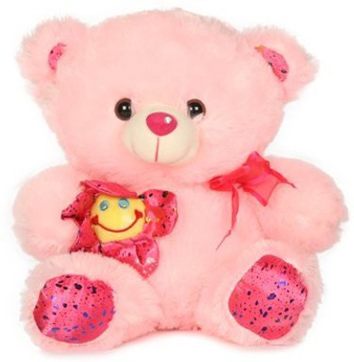 

V Golly Jolly Nx Bow Teddy - 30 cm(Pink)