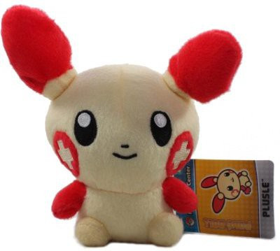 

Pokemon Center Pokedoll Plush Doll Usa 6" Plusle(White)