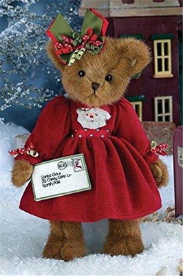 

Bearington Bears Bearington Bear Ima Believer 14" Christmas Girl 173212(Red)