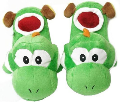 

Super Mario Brothers Yoshi Slippers (Green)(Green)