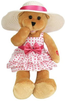 

Chantilly Lane Doris Bear Sings "Que Sera Sera" 17" Plush(Brown)