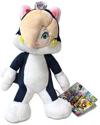 

Sanei Super Mario Series 9" Cat Rosalina Plush Doll - 12 inch(White)