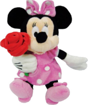 

Disney Minnie with Rose - 10 inch(Pink)
