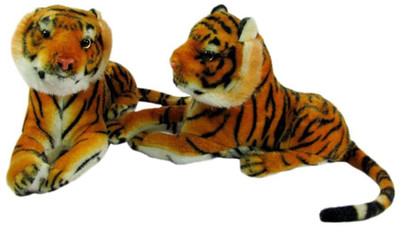 

Deals India Tiger Cub (set of 2) - 10 cm(Brown)