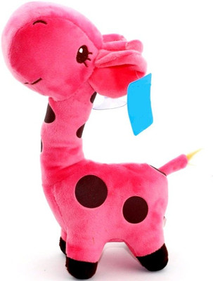 

ToynJoy Small Hanging Pink Giraffe Cute Soft & Plush toy as Special Gift - 26 cm(Pink)