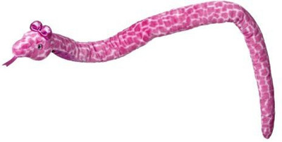 

Aurora World Snake Plushpink Giraffe Print52" - 13.77 inch(Pink)
