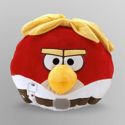

Rovio Angry Birds Star Wars Luke Skywalker 12" Plush Pillow(Red)