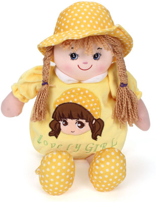 

Starwalk Lovely Girl Plush Doll Toy Bag Yellow colour 50 cm - 50 cm(Yellow)