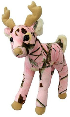 

Pink Deer Pink Camo Realtree Deer 14 Inch Animal Camouflage Animal(Pink)