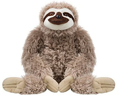 

Wild Republic Cuddlekins Jumbo Sloth Plush - 9 inch(Brown)