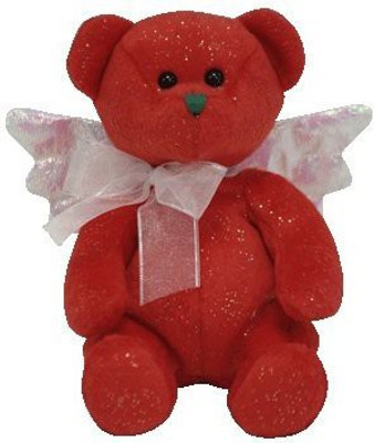 

ty Beanie Ba Hark The Angel Bear (Red Version) - 8 inch(Red)