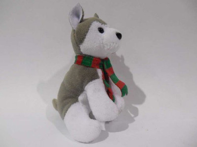 

ty Jingle Beanies Sleds The Dog - 8 inch(Grey)