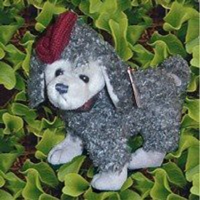 

TY Beanie Babies Attic Treasure Cheri The Dog(Grey)