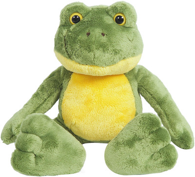 Hamleys Quirky Frog Soft Toy - 11.4 inch(Green, Yellow)