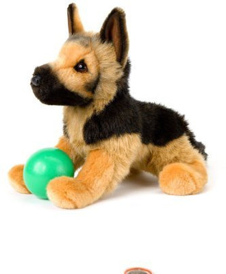 Douglas Cuddle Toys General German Shepherd 18 inch Orange Douglas Cuddle Toys Animals Soft Toys
