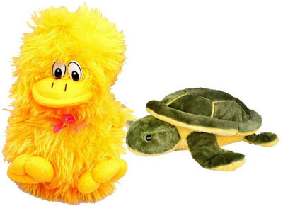 

Deals India Musical Duck and imported Turtle combo - 10 cm(Yellow, Green), Green;yellow