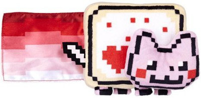 

Gund Pink Heart Nyan Cat Plush W/ Soundvalentnyan Cat - 32 inch(Pink)