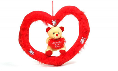 

DealBindaas Valentine Stuff Toy Teddy Bear in Heart Hanging - 30 Cms(Multicolor)