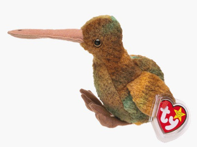 

TY Beanie Babies Beak The Kiwi Bird - 47 inch(Brown)