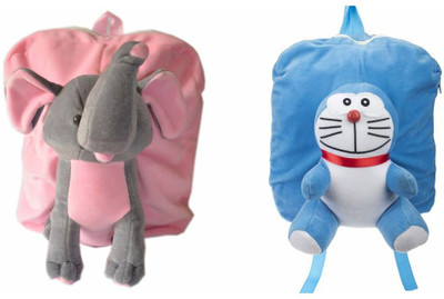 

MGP Creation Premium Play School Elephant & Full Blue Man Bag - 14 inch(Multicolor)