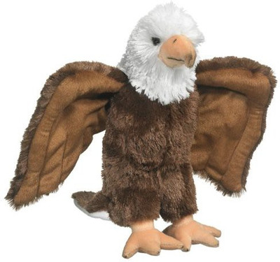 Wildlife Artists Bald Eagle Plush 14" H - 54 inch(Brown)