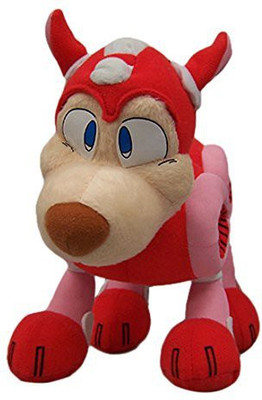 

Great Eastern Mega Man 10 9" Robot Dog Rush Plush - 10 inch(Red)