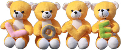 Amardeep Love Bears - 18 inch(Yellow)