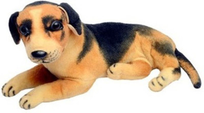 

PTC Multicolor Dog Soft Toy - 7 inch(Yellow)