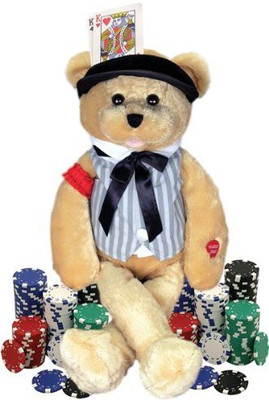 

Chantilly Lane Musical Bear " Sings " The Gambler Song(Orange)