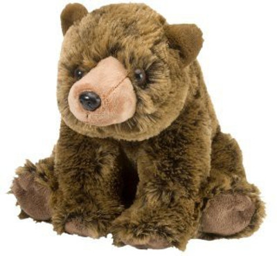 

Wild Republic Cuddlekin Grizzly Bear 12" Plush(Brown)