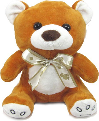 

Tickles Bow Teddy - 23 cm(Brown)