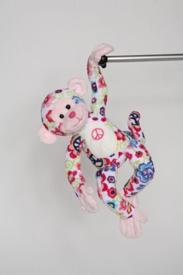 

Douglas Cuddle Toys Fuzzles Abbey Monkey 11"(White)