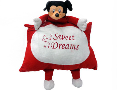 

Art N Hub Mickey Mouse Soft Cushion (H-51cm) - 51 cm(Red)