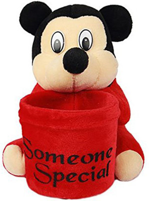 

Tinytot Soft Toys Pen Stand for Office, Home Decor or play kids - 10 inch(Micky Mouse)