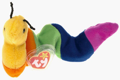 

TY Beanie Babies Inch The Inchworm(Yellow)