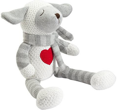 

Elegant Baby knitted knittie bittie lambie15" - 4 inch(Grey)