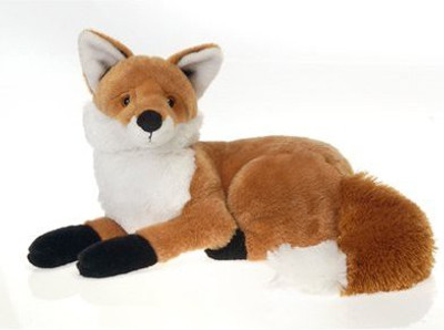 

Fiesta Toys 13" Red Fox Laydown Plush Stuffed Animal Toy - 25 inch(Multicolor)