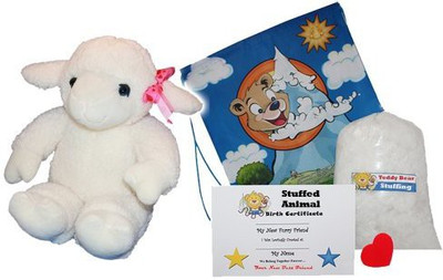 

Stuffems Toy Shop Make Your Own Animal "Lambert The Lamb" No Sew Kit(White)