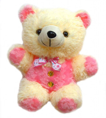 Tickles Raja Teddy  - 10 inch(Pink, White)