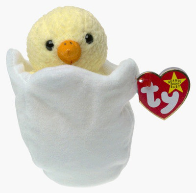 

TY Beanie Babies Eggbert The Chick Ba - 12 inch(White)