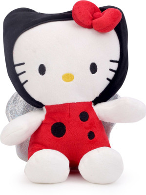 

Hello Kitty Lady Beetle Custome - 10 inch(Red, Black), Black;red