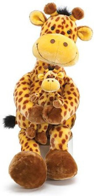 

Geri The Giraffe Collection Large 32" "Geri The Giraffe" With Little Geri Animal(Yellow)