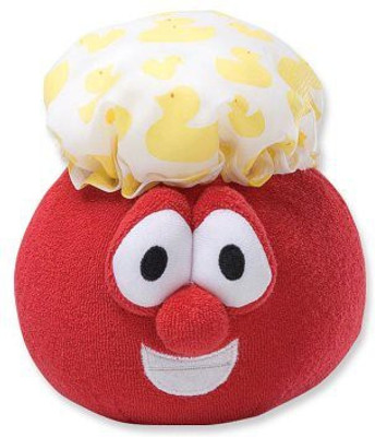 

Enesco Veggie Tales Gund Bob The Tomato Veggietales Bath(Red)