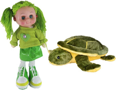

Toyboy Doll & Tortoise - 32 cm(Green)
