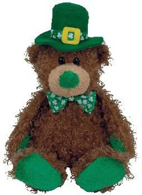 

ty Beanie Babies Pat O' Lucky Irish Bear ( Store Exclusive)(Brown)